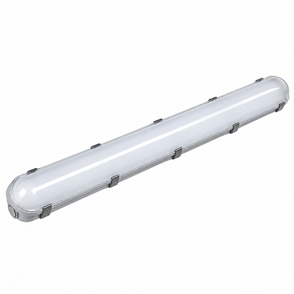 4ft LED Vapor Tight Fixture, Selectable 34/38/45W and CCT, 120-277 VAC, 5,850 Lumens