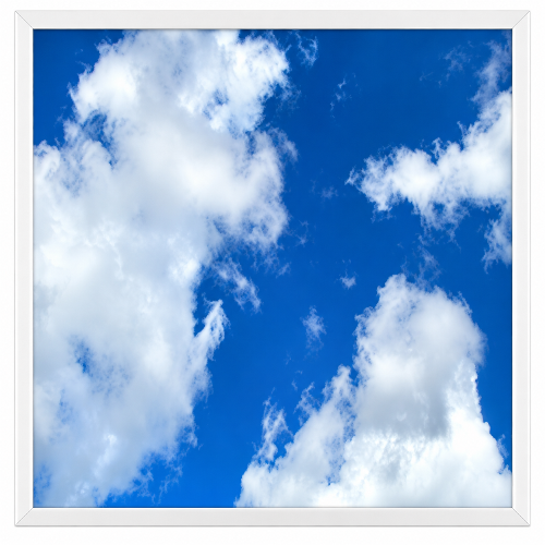 LED Ceiling Panel Light, Cloud Design, 2x2, 39 Watts, CCT- 6000K, 5070 Lumens