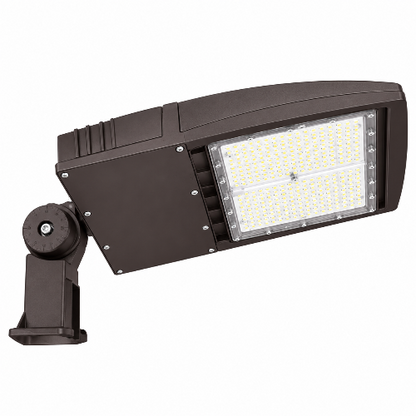 LED Area Light - Sensor Ready Base, 100W, 5000K, 16000 Lumens, 120-277 VAC, Yoke Mount
