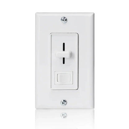 ELV Slide Dimmer Light Switch Pack Wall Plate Included UL Listed - Lumens Depot