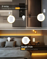 ELV Slide Dimmer Light Switch Pack Wall Plate Included UL Listed