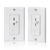 ELV Slide Dimmer Light Switch Pack Wall Plate Included UL Listed