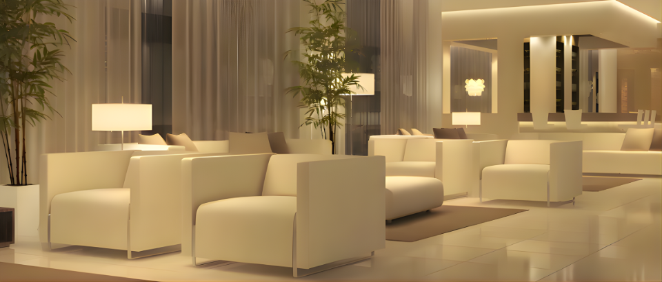 Efficient, elegant lighting for hotels 