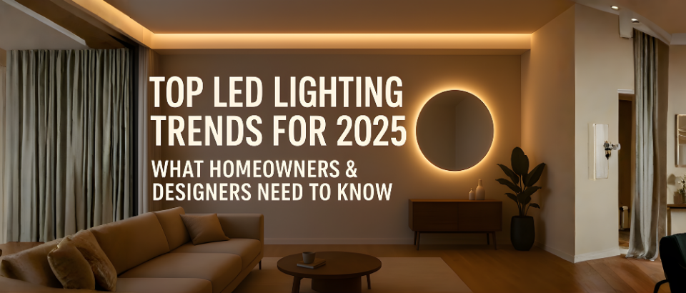 Top LED Lighting Trends Every Homeowner & Designer Should Watch in 2025
