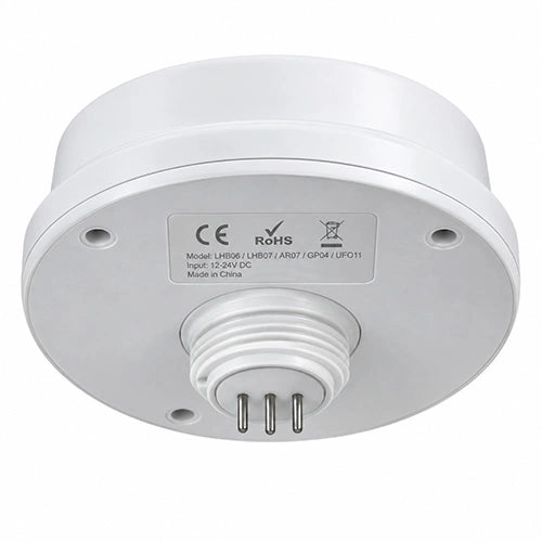 Haisen Bluetooth Microwave Motion Sensor with Daylight Priority – App Controlled - 3-Pin Base - For LHB06 - LHB07 - AR07 - GP04 - UFO11