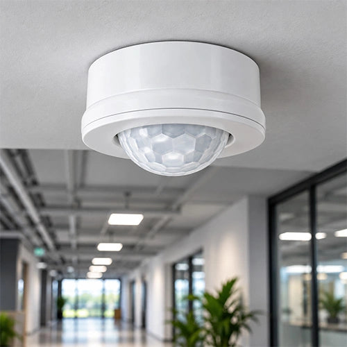 Haisen Bluetooth PIR Motion Sensor with Daylight Priority – App Controlled, 3-Pin Base - Compatible with LHB06 - LHB07 - AR07 - GP04 - UFO11 - Lumens Depot