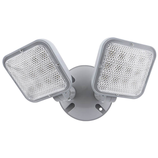 LED Emergency Light, 2 Remote Head Lamp 1.2W, 4000K, 120-277 VAC - Lumens Depot