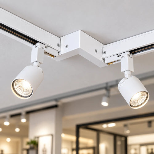 "L" Connector for Track Lights - Lumens Depot