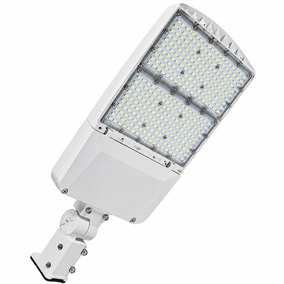LED Area Light - Sensor Ready Base, Selectable 240W/260W/280W/310W, 5000K, 47430 Lumens, White Housing, Universal Bracket