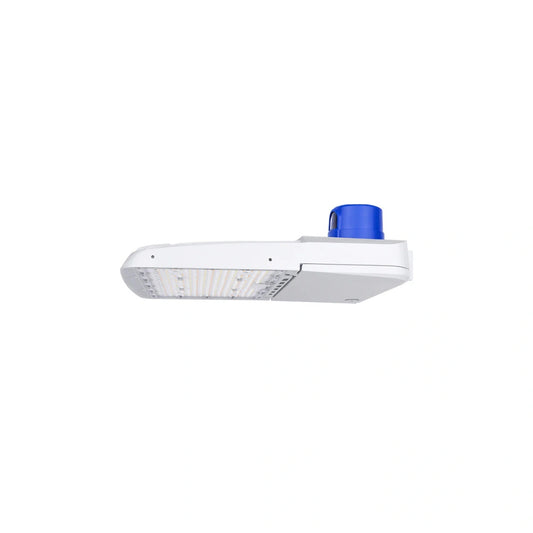 LED Area Light, Selectable 170W/200W/220W/240W and CCT, 36,000 Lumens, 120-277 VAC, Shorting Cap Included, White Finish