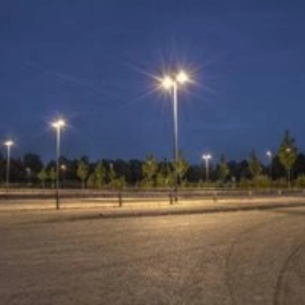 LED Area Light, Selectable 240W/260W/280W/310W and CCT, 46,500 Lumens, 120-277 VAC, Shorting Cap Included