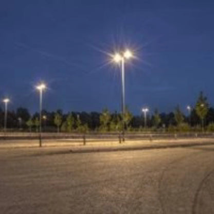 LED Area Light, Selectable 240W/260W/280W/310W and CCT, 46,500 Lumens, 120-277 VAC, Shorting Cap Included