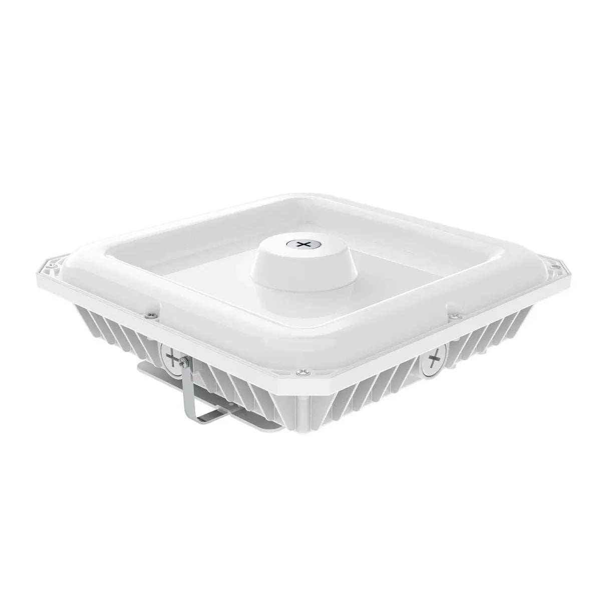 LED Canopy Light - Built-in Photocell, Adjustable 60W/48W/36W and CCT 3000K/4000K/5000K, 8,400 Lumens, 100-277 VAC