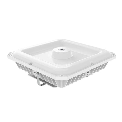 LED Canopy Light - Built-in Photocell, Adjustable 60W/48W/36W and CCT 3000K/4000K/5000K, 8,400 Lumens, 100-277 VAC