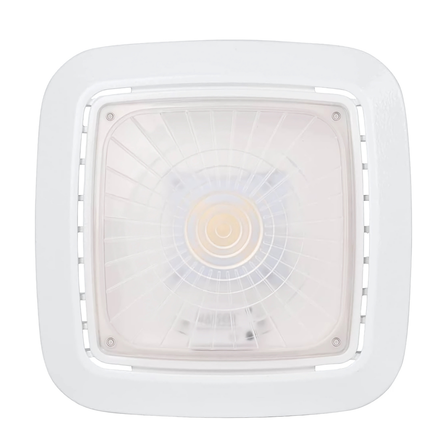 LED Canopy Light - Built-in Motion Sensor, Selectable 75W/50W/30W and CCT, 9,800 Lumens, 100-277 VAC, PC Lens
