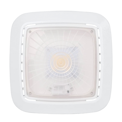 LED Canopy Light - Built-in Motion Sensor, Selectable 75W/50W/30W and CCT, 9,800 Lumens, 100-277 VAC, PC Lens