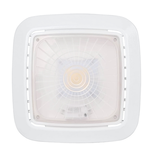 LED Canopy Light - Built-in Motion Sensor, Selectable 75W/50W/30W and CCT, 9,800 Lumens, 100-277 VAC, PC Lens