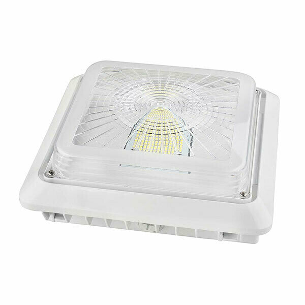 LED Canopy Light, 55W, 5000K, 6,000 Lumens, 100-277 VAC