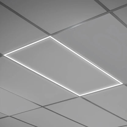 LED Frame Light/ T-Bar, 40W/50W/60W, 2x4, Adjustable Wattage and  5CCT 3000K-6500K, 7800 Lumens