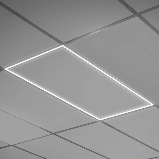 LED Frame Light/ T-Bar, 40W/50W/60W, 2x4, Adjustable Wattage and  5CCT 3000K-6500K, 7800 Lumens