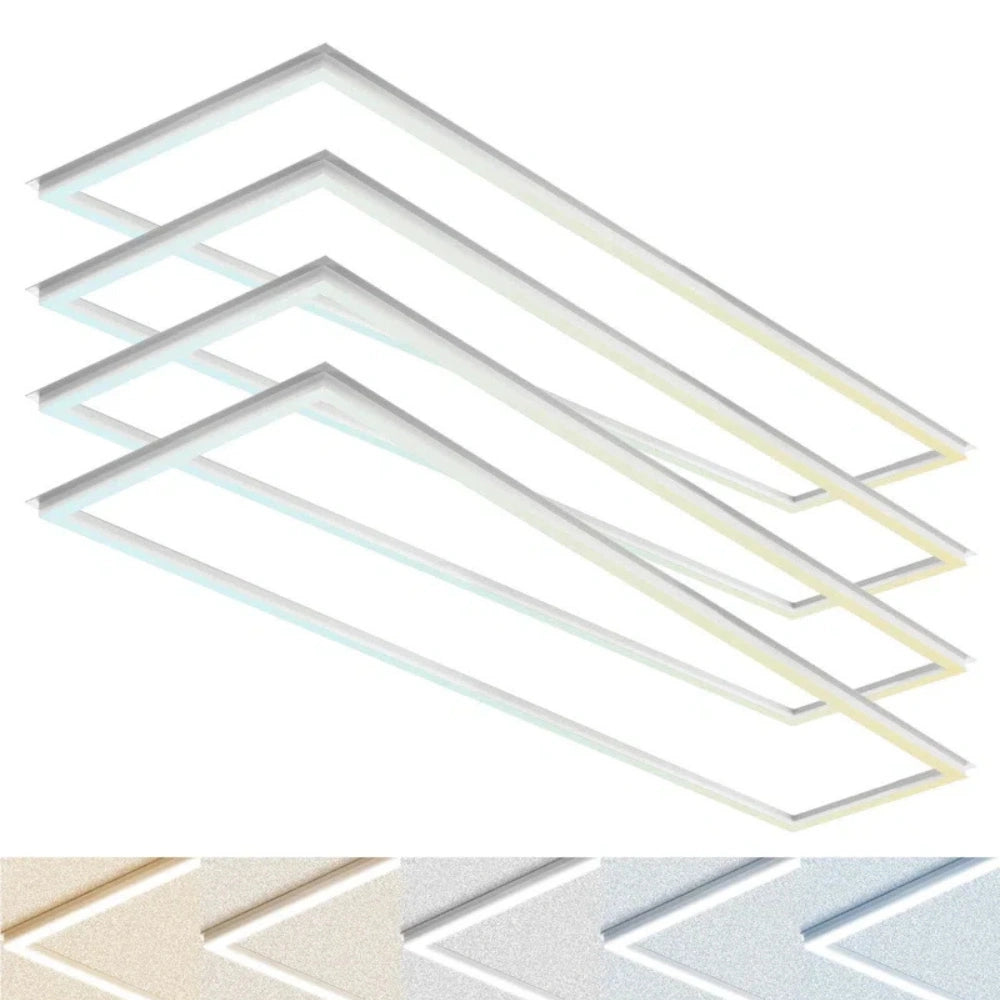 LED Frame Light/ T-Bar, 40W/50W/60W, 2x4, Adjustable Wattage and  5CCT 3000K-6500K, 7800 Lumens