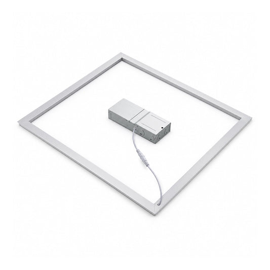 LED Grid Frame Ceiling Light, 2x2, 40W/30W/20W, Adjustable Watts & CCT,3000K-6500K , 4800 Lumens - Lumens Depot