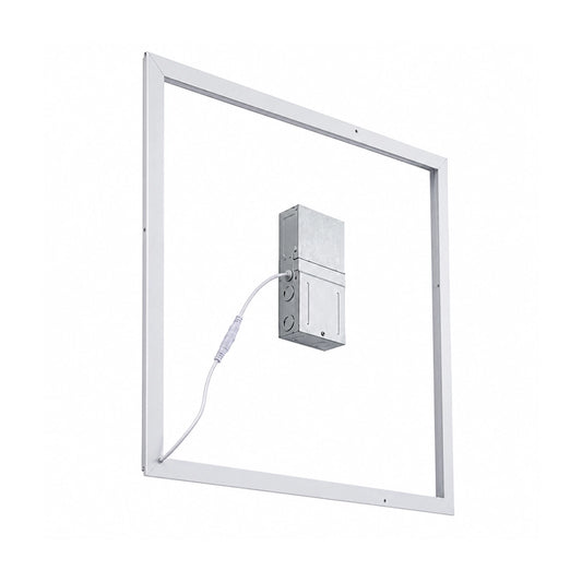 LED Grid Frame Ceiling Light, 2x2, 40W/32W/24W, Adjustable Watts & CCT, 3500K-5000K , 5,000 Lumens - Lumens Depot
