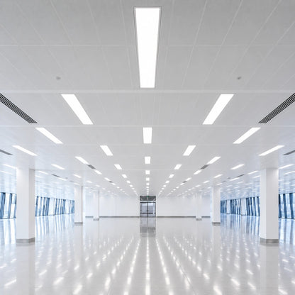 LED Linear High Bay Light - Built-In Sensor Base, 4ft, 300W/260W/230W, CCT 4000K/5000K, 45,000 Lumens, 120-277 VAC - Lumens Depot