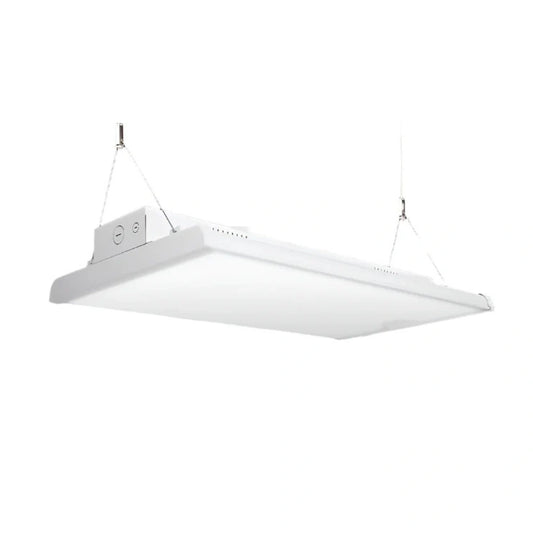 LED Linear High Bay Light - Built-In Sensor Base, 4ft, 300W/260W/230W, CCT 4000K/5000K, 45,000 Lumens, 120-277 VAC