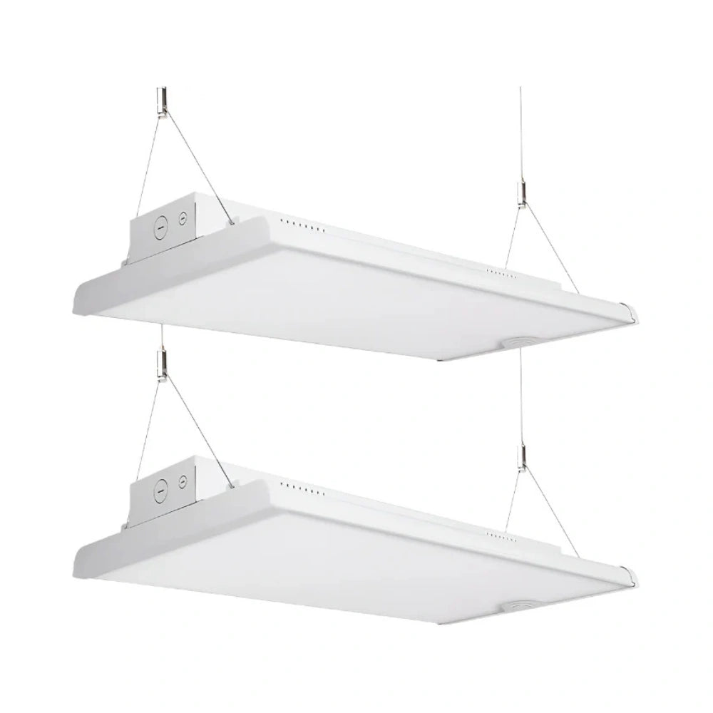 LED Linear High Bay Light - Built-In Sensor Base, 4ft, 300W/260W/230W, CCT 4000K/5000K, 45,000 Lumens, 120-277 VAC - Lumens Depot