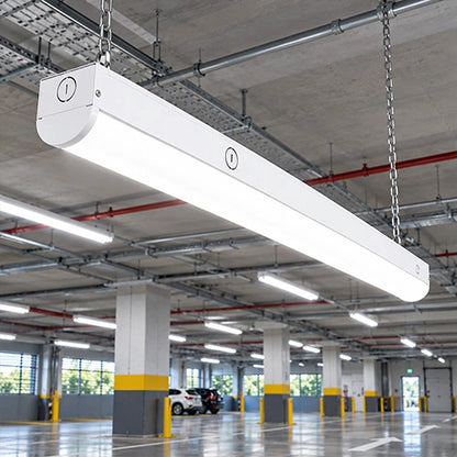 LED Linear Strip Light - 3-Pin Sensor Base, 4ft, Selectable 30W/40W/50W and CCT 3500K/4000K/5000K, 6,284 Lumens