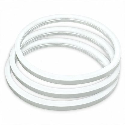 LED Neon Rope Light – 50FT - 144W - 24V DC - Ultra-Bright White - UL Listed - Flexible & Cuttable