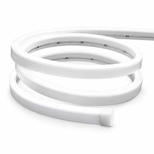 LED Neon Rope Light – 50FT - 144W - 24V DC - Ultra-Bright White - UL Listed - Flexible & Cuttable