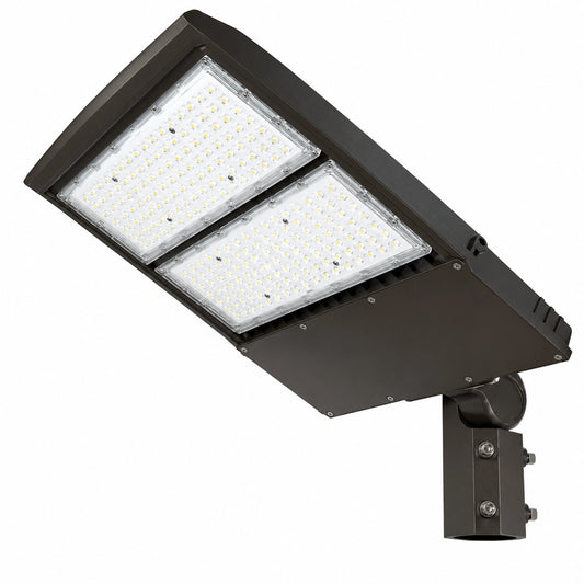 LED Parking Lot Light, 200W/240W/300W, 3000K/4000K/5000K, 45000 Lumens, 100-277 VAC