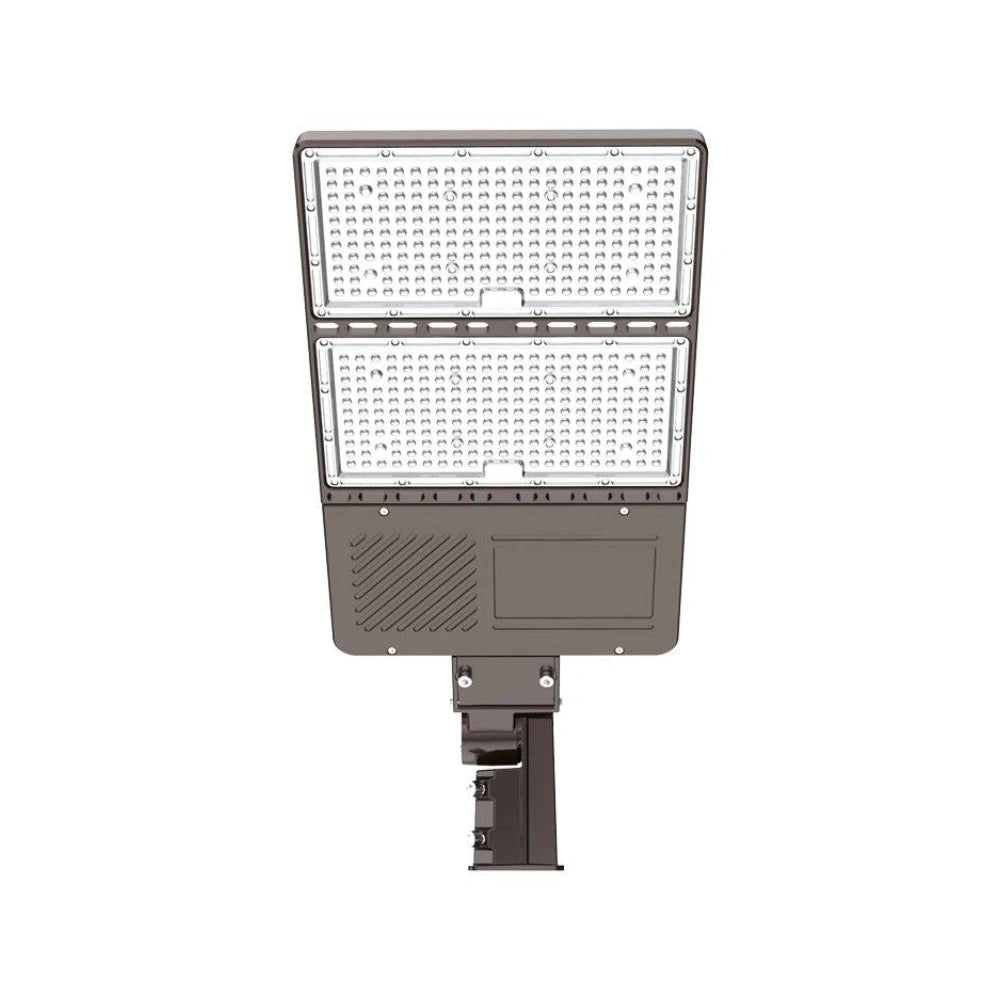 LED Parking Lot Light, 400W, 5000K, 56,879 Lumens, 277-480 VAC, Built-in Photocell, Slip Fitter Mount