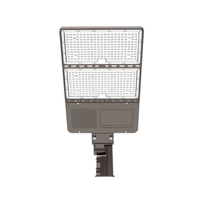 LED Parking Lot Light, 400W, 5000K, 56,879 Lumens, 277-480 VAC, Built-in Photocell, Slip Fitter Mount