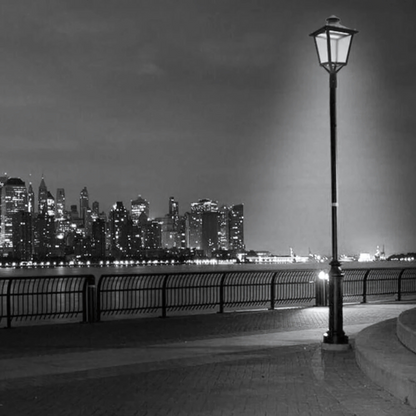 LED Post Top Light, Selectable 100W/60W/30W and CCT 3000K/4000K/5000K, 100-277 VAC, 11,000 Lumens, Frosted Lens