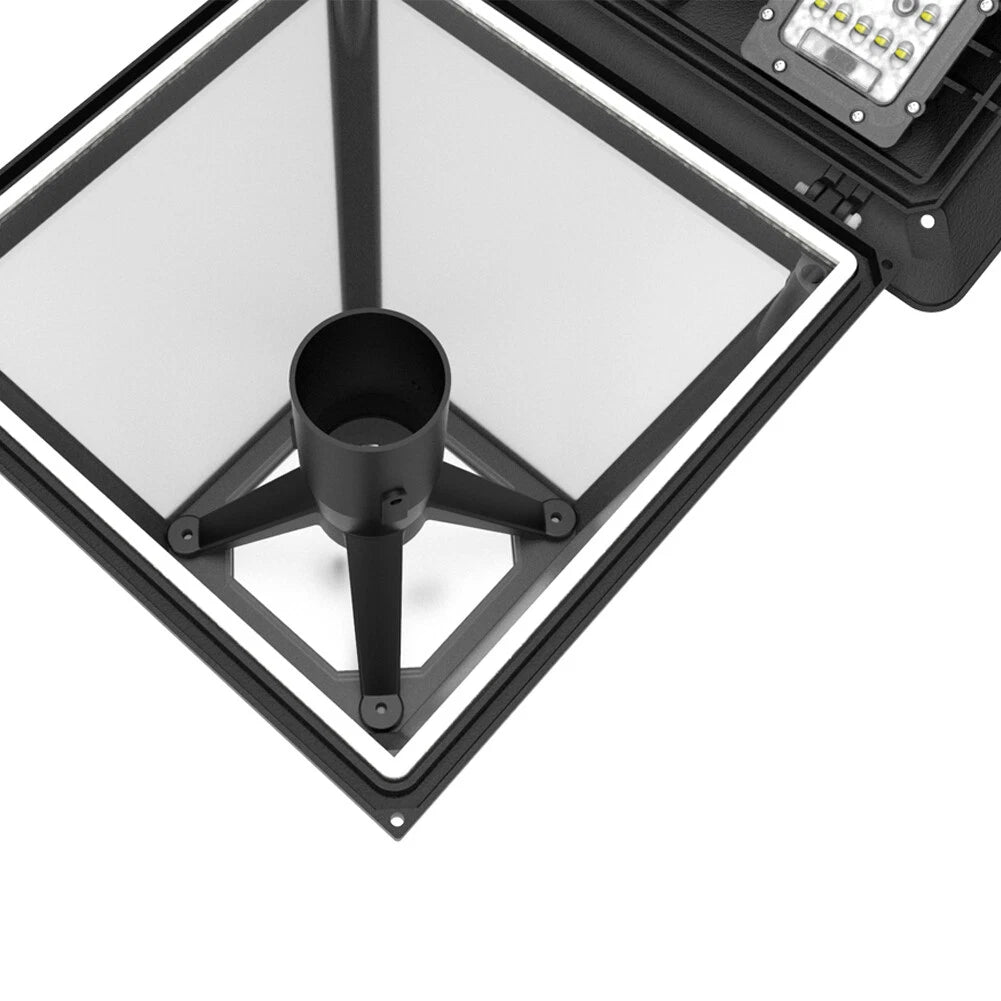 LED Post Top Light, Selectable 100W/60W/30W and CCT 3000K/4000K/5000K, 100-277 VAC, 11,000 Lumens, Frosted Lens