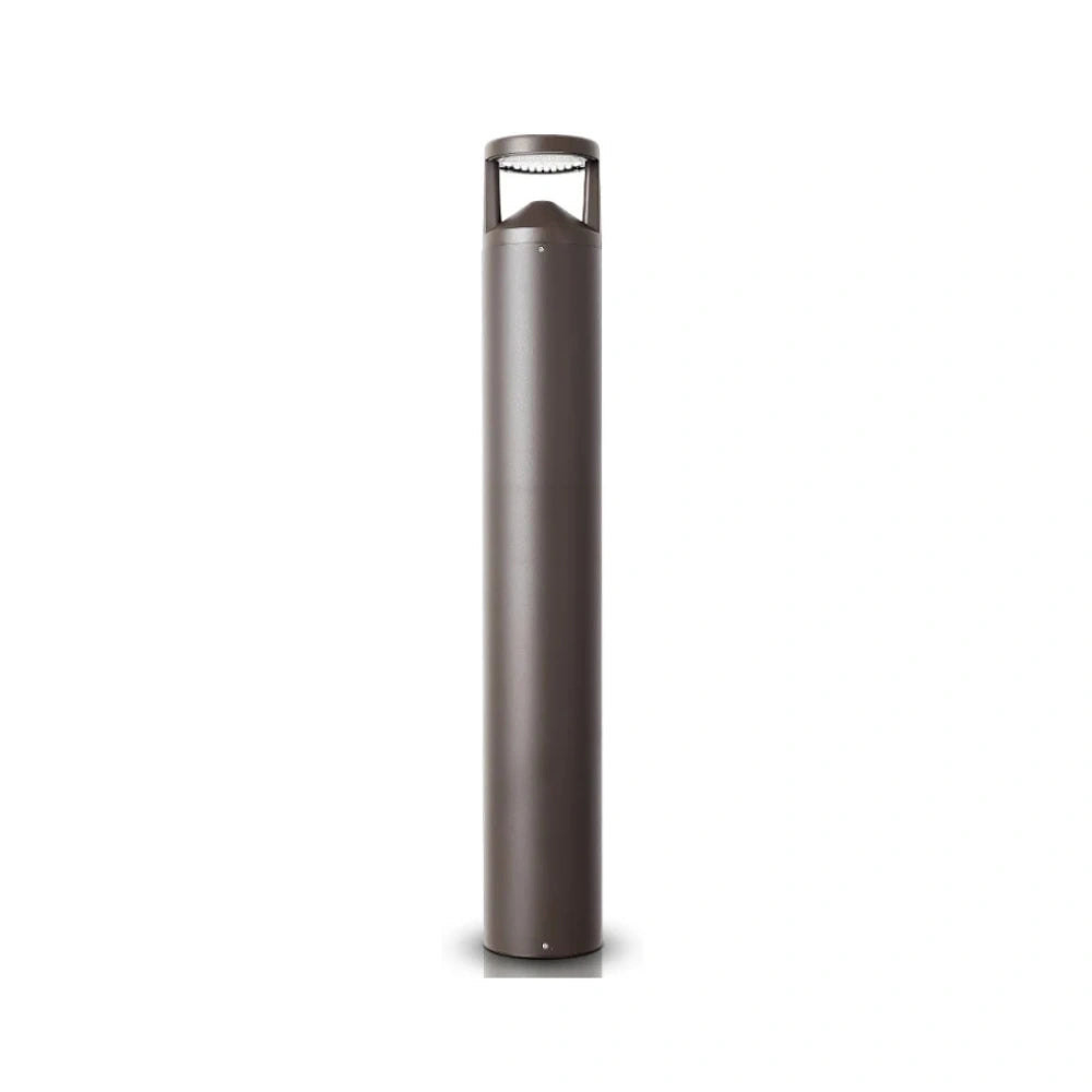 LED Rounded Bollard Light, 24W, CCT Tunable 3000K/4000K/5000K, 2,760 Lumens, 120-277 VAC