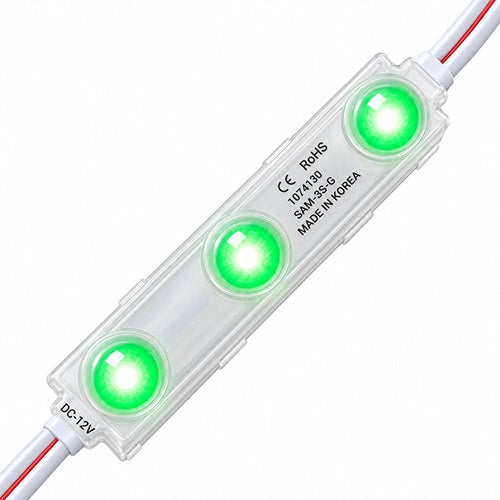 LED Signage Modules - Green, 0.72W, 66 Lumens, 12V DC