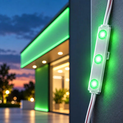 LED Signage Modules - Green, 0.72W, 51 Lumens, 12V DC