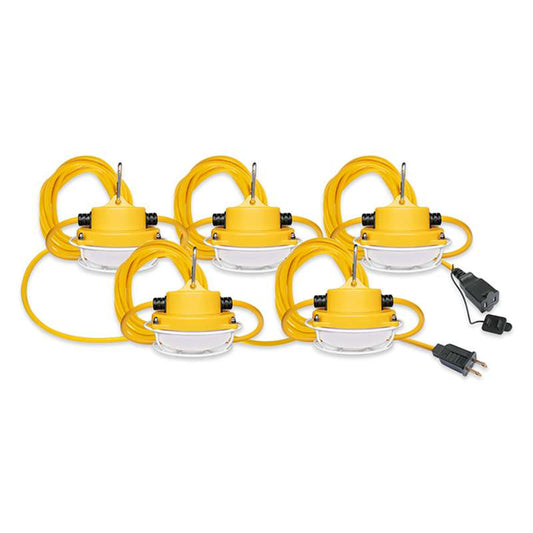 String Work Light - Flat Design, 130W, 5000K, 16,000 lumens, 120 VAC, Max. Linkable qty. 3pcs