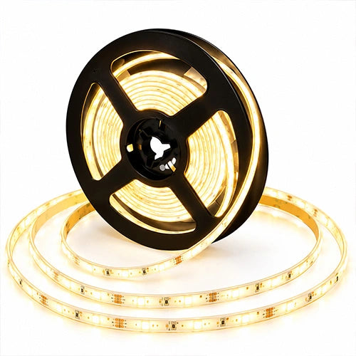 LED Tape Light - 40W - 3760 Lumens - 3000K - 24V - 16FT - UL Listed - Includes 60W Power Supply Kit