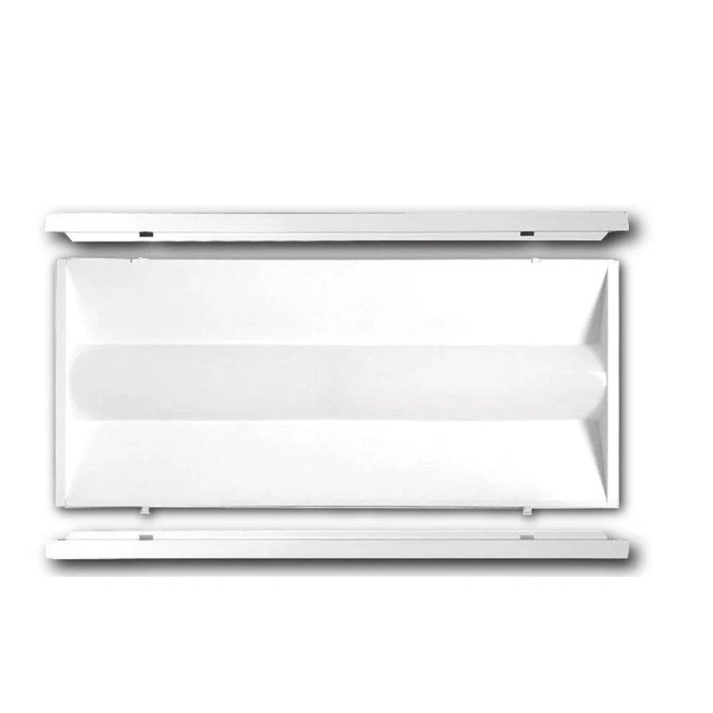LED Troffer Light, 1x4, Wattage Selectable 40W/30W/25W/20W/15W and CCT 3500-6500K, 5000 Lumens