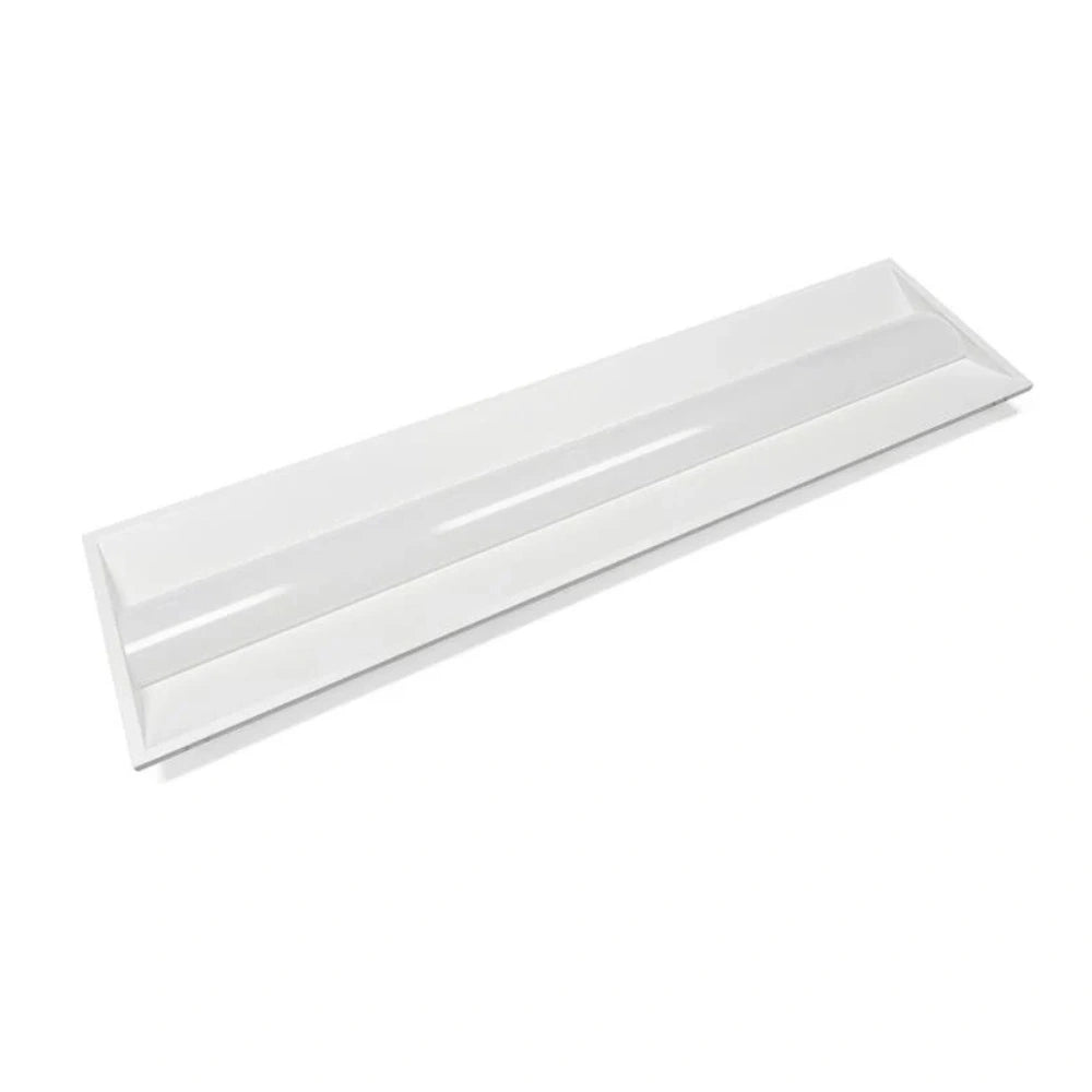 LED Troffer Light, 1x4, Wattage Selectable 40W/30W/25W/20W/15W and CCT 3500-6500K, 5000 Lumens