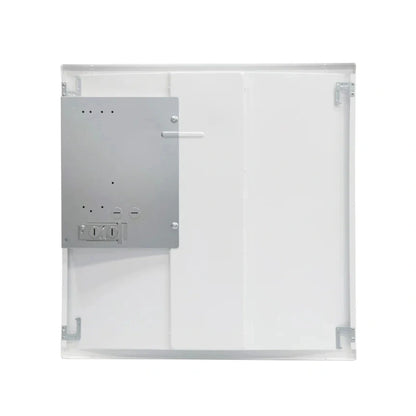 LED Troffer Light, 2x2, 40W/30W/25W Adjustable Wattage and CCT 3500/4000/5000K, 5000 Lumens