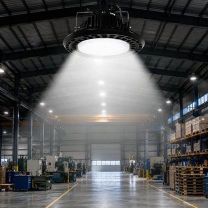 LED UFO High Bay Light, 240W, CCT  5000K, 29,000 Lumens, 100-277 VAC