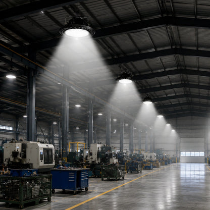 LED UFO High Bay Light, 240W, CCT  5000K, 29,000 Lumens, 100-277 VAC