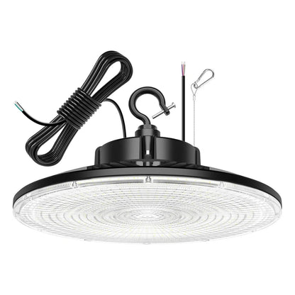 LED UFO High Bay Light with ANT-5-4B sensor base, Selectable 300W/240W/200W, 3500K/4000K/5000K, 45,000 Lumens, 120-277 VAC