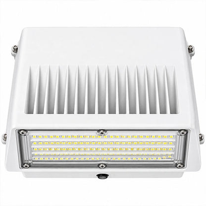 LED Wall Pack Light Built-in Photocell,- Selectable 76W/105W/125W and CCT 3000K-5000K , 18,750 Lumens, 120-277 VAC